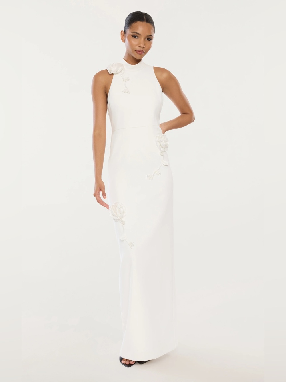 LIKELY doiran gown in white